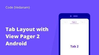 Use TabLayout with ViewPager2 | Add swipe to change tabs in Android | #android #java