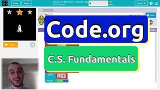 Code.org Behaviors in Sprite Lab | Course F Lesson 17 | Express Lesson 26 | Answers Explained