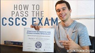 How to Pass the CSCS Exam