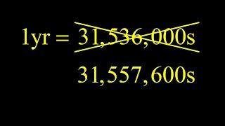 Years to seconds conversion:   one year is more seconds than you might think! #shorts