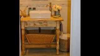 Rustic bathroom decor ideas