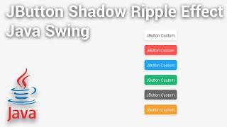 How to Custom JButton Shadow with Ripple Effect Animation