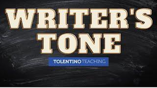 How to Determine a Writer's Tone