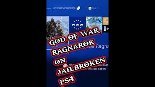 god of war Ragnarok on jailbroken PS4