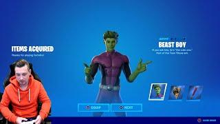 NEW SECRET Fortnite item Shop RESET! & TRUMAnn Buying BEAST BOY New Skin Bundle (DC SERIES Set)