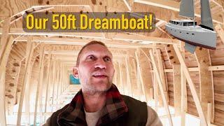 Lamination Update: 1/3 Of Exterior Completed! - Ep. 374 RAN Sailing