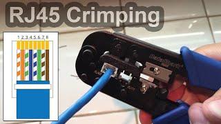 RJ45 connector color code in Hindi || Lan cable tester how to use || rj45 crimping tutorial