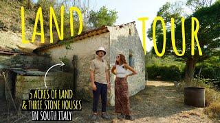 5-Acre Land Tour: Tiny Houses and a Massive Garden in Southern Italy