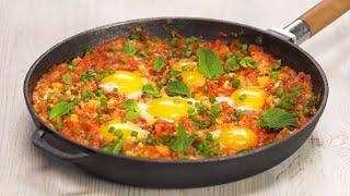 MENEMEN – Turkish EGGS & VEGETABLES BREAKFAST in 20 Minutes. Recipe by Always Yummy!