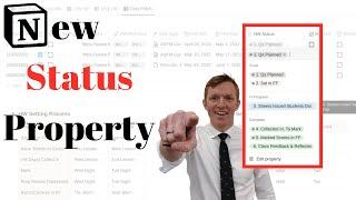 The INCREDIBLE New Notion Status Property | Teacher Tutorial 2022