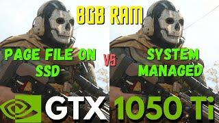 Call of Duty: Warzone on 8GB ram | Virtual Memory on SSD vs HDD