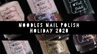 NOODLES NAIL POLISH HOLIDAY COLLECTION | live swatch | jodispolish