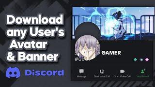How to Download Profile Picture ️ / Avatar & Profile Banner of any User on Discord | Techie Gaurav