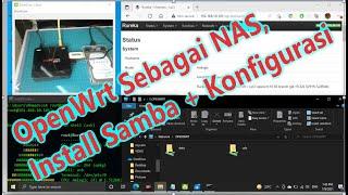 Install & Setup Samba Di Openwrt Rureka (ZTE B860H) + Solusi Cannot Acess Samba NTFS  File Sistem.