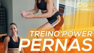 Treino POWER de Pernas sem mexer! - Carol Borba