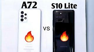 Samsung A72 vs S10 lite speed Test end Ram management 