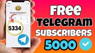 How To Increase Telegram Subscribers (Fast) || Free Telegram Subscribers 2023