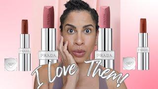 PRADA BEAUTY // New Lip Balms-Comparisons + More!