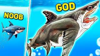 Evolving sharks until they destroy mankind