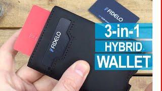 FIDELO Minimalist Wallet Pop Up 3-in-1 Card Holder