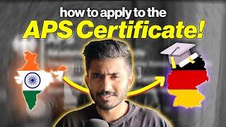 Step by Step - How to Apply for the APS certificate in 2024 