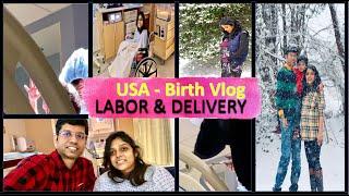 USA - Hospital  Birth Vlog | Labor and Delivery | Delivery Experience  | Baby Delivery Story