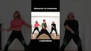 Rehearsal vs Livestream