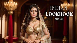 [4K] AI ART Indian Lookbook Girl Al Art video - Royal Palace