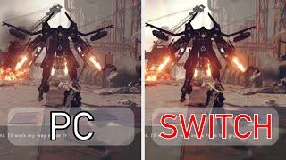 Nier:Automata - Nintendo Switch VS PC | Graphic comparison |