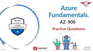 Azure Practice Questions | AZ-900 Practice Questions | azure test questions | MS Azure Fundamentals.