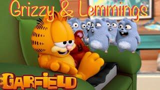 Grizzy and Lemmings meets Garfield