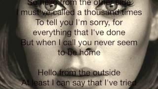 Adele Hello Lyrics