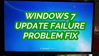 Windows 7 Update Failure | Failure Configuration | Reverting Changes | Fix | without Data Loss