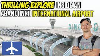 THRILLING EXPLORE after we snuck inside an abandoned INTERNATIONAL AIRPORT
