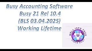 Busy 21 Rel 10.4 ( Busy Accounting Software)