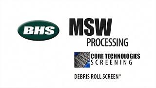 MSW Recycling Series Chapter 2: Screening