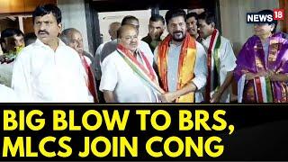 Another Blow To BRS As Six Party MLCs To Join Congress | Telangana | BRS Vs Congress | News18