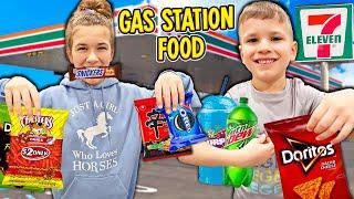 Eating ONLY Gas Station FOOD For 24 HOURS!! | JKREW