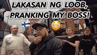 HINDI MAKAPANIWALA SA REACTION NI BOSS/FILIPINO FAMILY LIVING IN FINLAND/AZELKENG