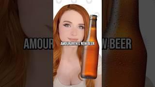 Amouranth’s Beer is Made of… WHAT?!  #shorts