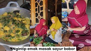 Ngitip emak xl masak sayur bobor