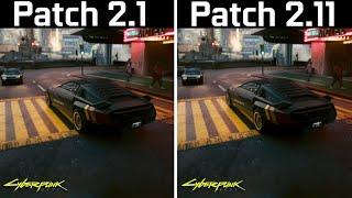 Cyberpunk 2077 - Patch 2.1 vs Patch 2.11 (New Update Test)