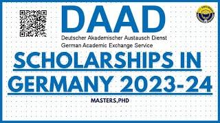 Germany Scholarships - Study Free in Germany | Fully funded DAAD Scholarships in 2023-2024