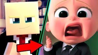 БОСС МОЛОКОСОС ЗАТРОЛЛИЛ СВОЮ НЯНЮ В МАЙНКРАФТ! BOSS BABY IN MINECRAFT! TROLL CRAFT ДЕТИ И ДЕВУШКА