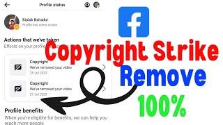 Facebook Copyright Strike Remove কিভাবে করবো | Copyright Strike facebook Problem
