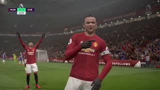 Fifa 17 || Manchester United VS Chelsea || First half (No voice gameplay)