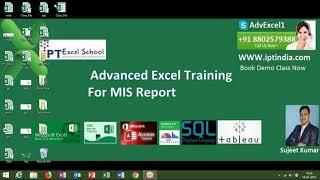 ADVANCED EXCEL FOR WORKING PROFESSIONAL in Hindi