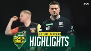 BIG UPSETS! Day Three Afternoon Highlights - 2024/25 Paddy Power World Darts Championship