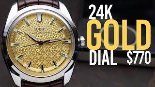 "Affordable" 24K Gold dial watch - Wise 15th Anniversary Watch