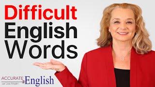 Difficult  English Words - pronunciation  lesson  - dropped syllables | Accurate English